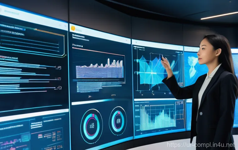 규제준수 전문가의 지속적인 학습 방법 - **Prompt 1: The AI-Powered Compliance Professional**
"A modern, bright office setting. A diverse...