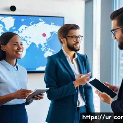 Home 26 규제준수 전문가의 업무 역량 강화 과정 - **Prompt 1: Embracing Digital Transformation in Compliance**
"A diverse group of compliance prof...