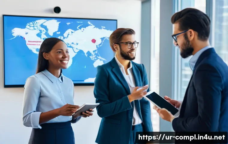 규제준수 전문가의 업무 역량 강화 과정 - **Prompt 1: Embracing Digital Transformation in Compliance**
"A diverse group of compliance prof...